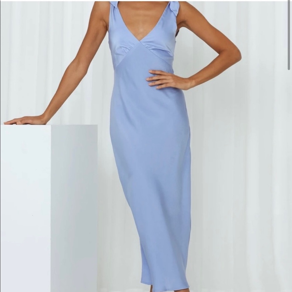 Hello Molly Blue Midi Dress